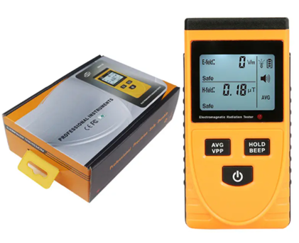 WT3120 GM3120 Electromagnetic Radiation Tester side view and features