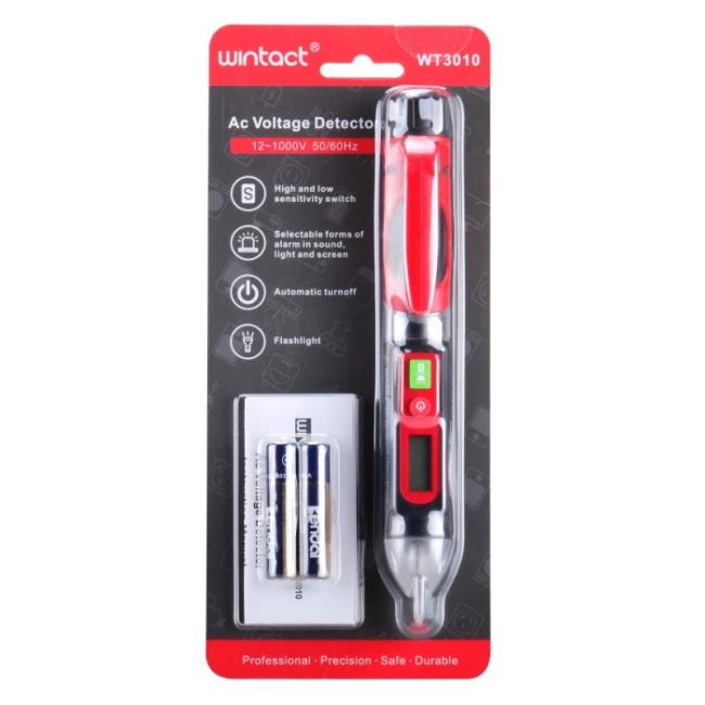 WT3010 AC Voltage Detector NCV Pen with Flashlight