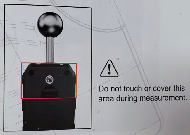 Moisture meter interface and display details