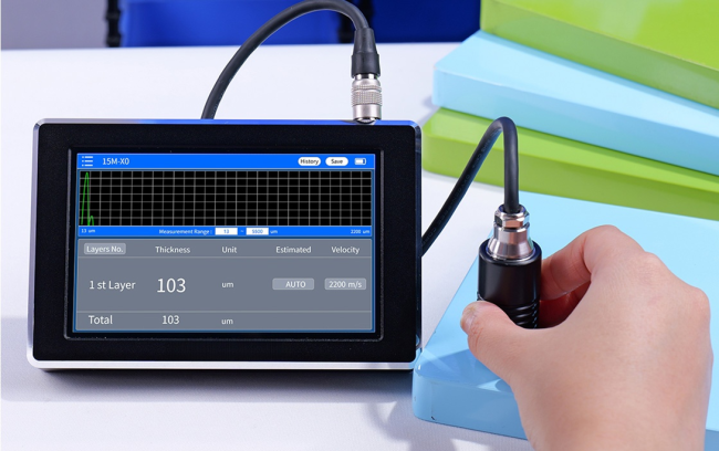 High precision micron-level measurement display
