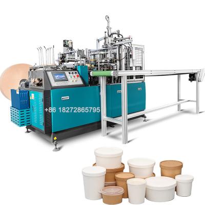 China 500ML 1000ML Automatic Paper Feeding Salad Paper bowl making machine for sale