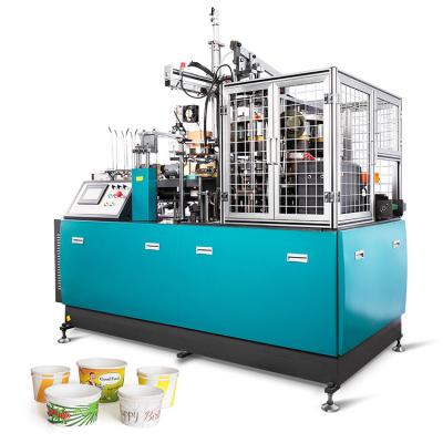 China Automatic Disposable Soup Bowl Ice Cream Instant Noodle Paper Bowl Making Machine for sale
