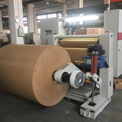 China o corte de papel da fita adesiva de 1300mm faz à máquina a talhadeira Rewinder do rolo 26KW enorme à venda