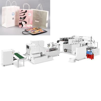 China 60-180mm Square Bottom Paper Bag Sealing Machine For Shopping Bags for sale