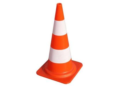 China Parking PVC Traffic Cone Orange Safety Roadway Construction Temporary Signage for sale