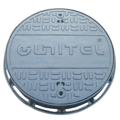 China Round Double Sealed Manhole Cover EN124 C250 Easy Installation for sale