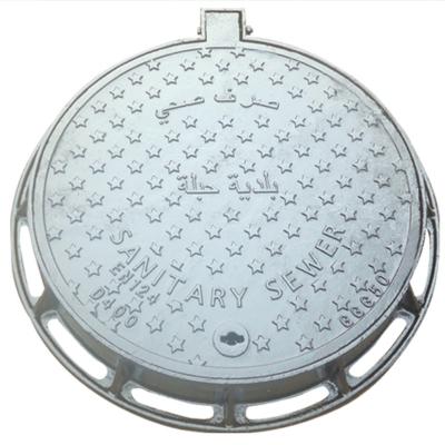 China Sealing Odor Telecom Manhole Cover Ductile Iron D400 750mm Corrosion Resistant for sale