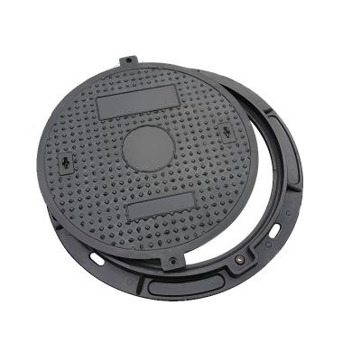 China Weatherproof Outdoor FRP Manhole Cover EN124 MR102 Customized Sewer Plate for sale