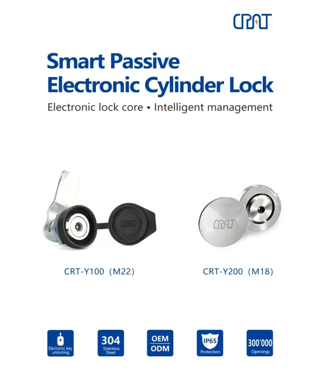 New Safety Electronic Key Multifunction Combination Smart Cabinet Lock Cylinder Flexible Authorization