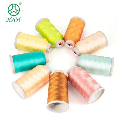China Polyester 50/3 Cotton 250 Yard Sewing Yarn Making Machine Thread 3Cord White 1000M Cone for sale