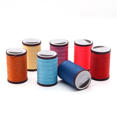 China 85 Color Pattern Dyed High Strength Bracelet Bangle Wax Thread for Hand-sewn Leather Bags for sale