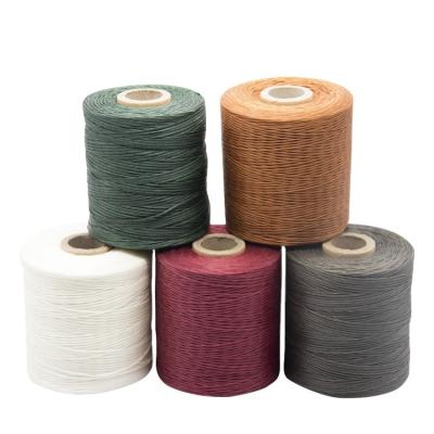 China Single Color Flat Wax String 210D Nylon Waxed Thread for Sewing Polyester Thread for sale