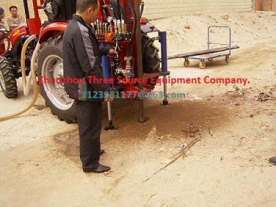 China Tractor drilling rig 30 meters depth for sale