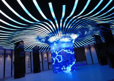 China Full Color Flexible Led Video Display , P1.56 P1.785 P2 P2.5 Cylinder Flexible Led Screen for sale