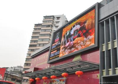 China Pantalla LED fija al aire libre de alquiler P16 a todo color para el curso de la vida largo del centro comercial en venta