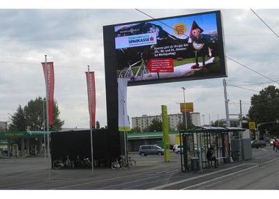 China HD Small Outdoor LED Billboard Full Color P10 LED Video Wall Easy Installation for sale