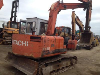 China Excavador original de Hitachi de la mano del color segundo, EX60 - 1 Hitachi excavador de 6 toneladas en venta
