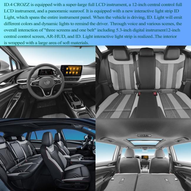 Brand New Electric Sedan Sports Car ID4 Crozz Long Range 600km with Motor Power Dual Motor Awd Polestar 2 Electric Sedan