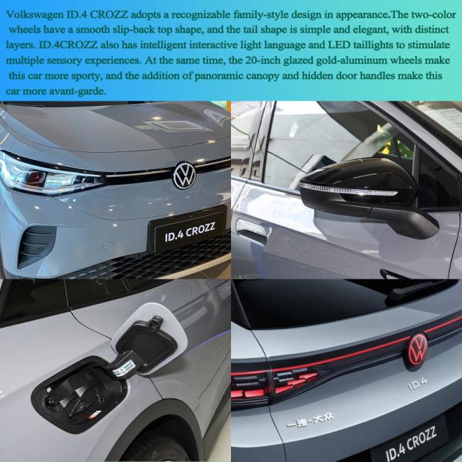 Brand New Electric Sedan Sports Car ID4 Crozz Long Range 600km with Motor Power Dual Motor Awd Polestar 2 Electric Sedan