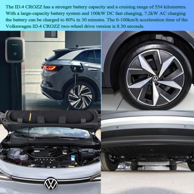 China Hybrid Cheapest VW ID4crozz Pure+ Electric Cars Adults Vehicle EV Cars for Sale
