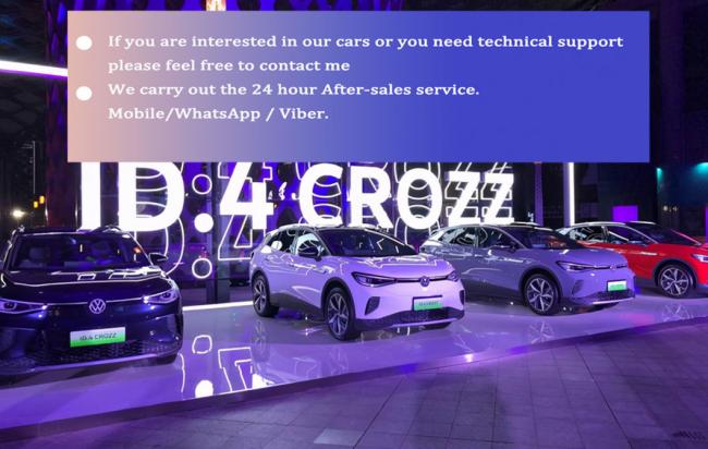 China Hybrid Cheapest VW ID4crozz Pure+ Electric Cars Adults Vehicle EV Cars for Sale