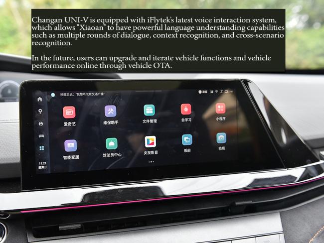 China Changan Left Hand Drive Hybrid Vehicle Uni-V 1.5t Gasoline Family Sedan Car