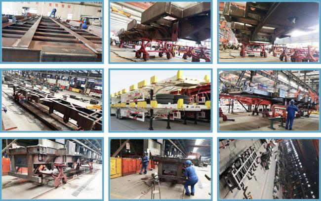 Container Operation Bomb Cart Chassis Trailer for Hot Selling in Philippine Port