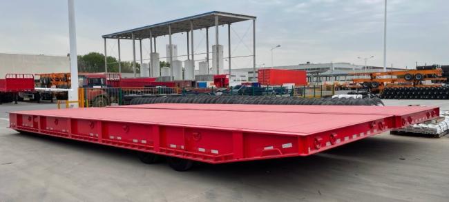 Terminal Use Purpose Gooseneck 20FT/40FT/45FT/60FT Roll Mafi Trailer