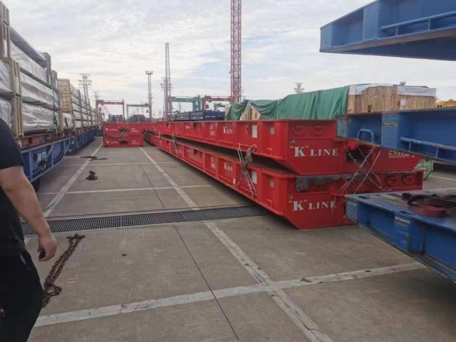 Terminal Use Purpose Gooseneck 20FT/40FT/45FT/60FT Roll Mafi Trailer