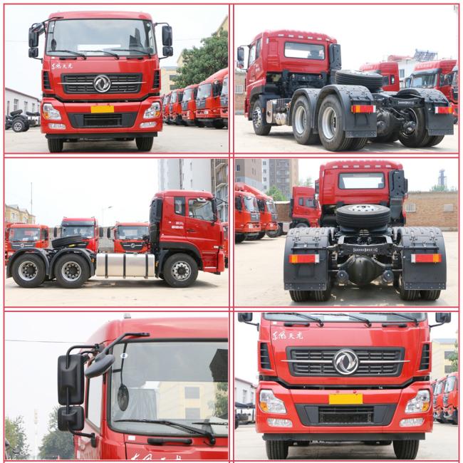 Dongfeng 6X4 Prime Mover 10 Wheeler Tractor Head Truck with Cummins Diesel Engine for Sale