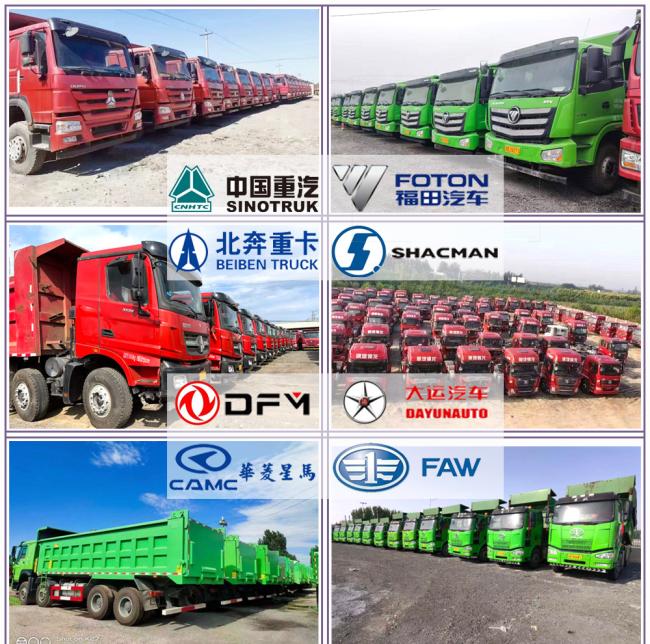 Refurbished 6X4/8X4 30t/40t Sinotruck HOWO Tipper/Tipping/Dumper Used Dump Trucks Price