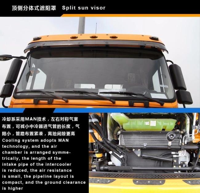 China Manufacturer Shacman F3000 40ton 50t 8X4 Diesel Tipper Truck, Dump Truck with Crane in Zimbabwe
