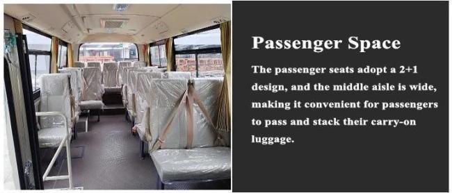 Coaster Appearance Mini Bus Passager Coaches Diesel New Condition Tourist Mini Bus for Sale