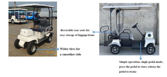 Golf Cart 4 Wheel Electric Mini Golf Electric Cart 2 Seaters Electric Golf Cart Club Car