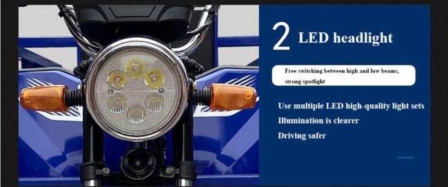 Tricycle Petrol Diesel Cargo Tricycle Three Wheel Motorcycles Cargo Agricultural Motorized Tricycle