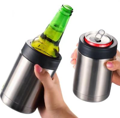 China 12oz Double Wall Stainless Steel Beer Can Cooler for Coffee Mugs Design Style Minimalist à venda