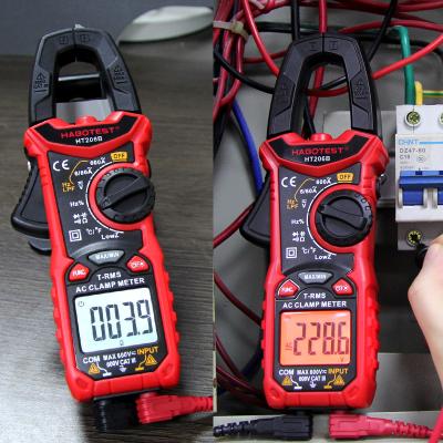Chine Appareil de contrôle de diode vrai de la température de fréquence de capacité d'ohm d'ampère de volt de C.C à C.A. de Digital de bride du multimètre tenu dans la main RMS de mètre à vendre