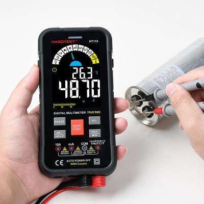 China Professional 9999 Counts Digital Handheld Multimeter With Color Screen for sale