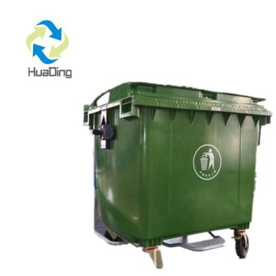 China Plastic Recycle Trash Cans 1100L Food & Beverage Shops Restaurant for sale
