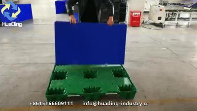 China Large  OEM turnover packaging car plastic pallet box gaylord pallet vehicle packaging design pallet box for sale