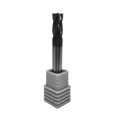 China Wxsoon 4 Flutes 65HRC Tungsten Carbide Endmill for Hard Metal à venda