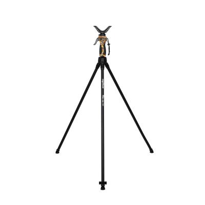 China Push Lock Leg Type Shooting Tripod For All Weather Conditions for sale