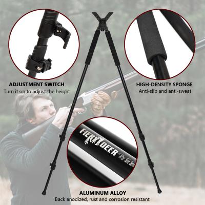 Китай Adjustable Black Aluminum Alloy Hunting Bracket S1-02-18 360\u00b0 Rotation 93-180cm Height продается