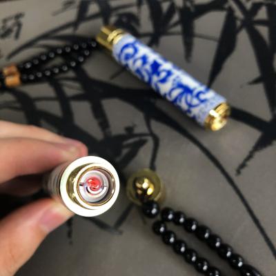 China Isqueiro eletrônico recarregável cerâmico criativo cerâmico do cigarro do Usb da serpentina de aquecimento à venda
