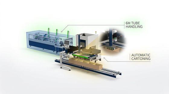 Automatic tube packing unit