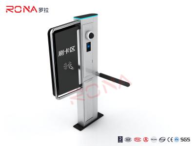 China Waist Height Drop Arm Turnstile AC240V Stainless Steel For Supermarket Entrance for sale