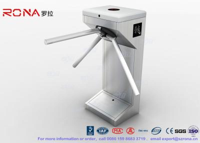 China Network Access Control Tripod Turnstile Gate Semi Automatic Standing Type for sale