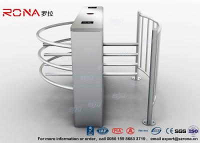 China DC 24V Brush Motor Waist High Turnstile , Automatic Systems Turnstiles CE Approved for sale