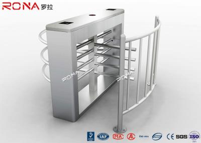 China Durable Half Height Turnstiles 30 Person / Min Transit Speed Access Control System for sale