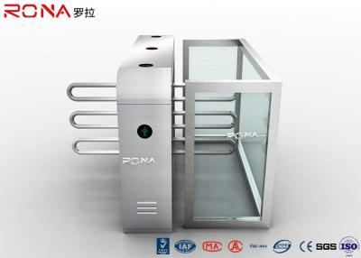 China Stainless Steel Material Electronic Turnstile Access Control System 450mm Arm Length for sale
